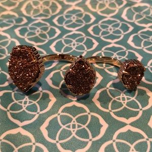 Kendra Scott Naomi rose gold plated ring